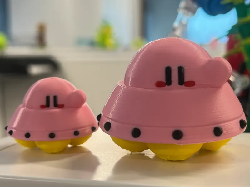 Cute Kirby UFO