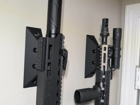 Soporte: M-LOK Rifle Wall Mount – Single & Dual Versions — referencia de MakerWorld