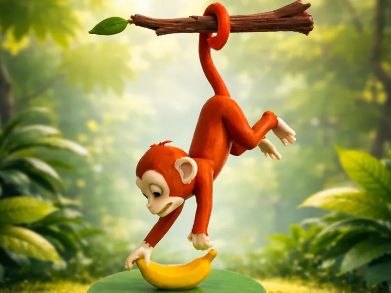Floating Monkey Optical Illusion