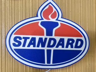 Standard gas station lightbox