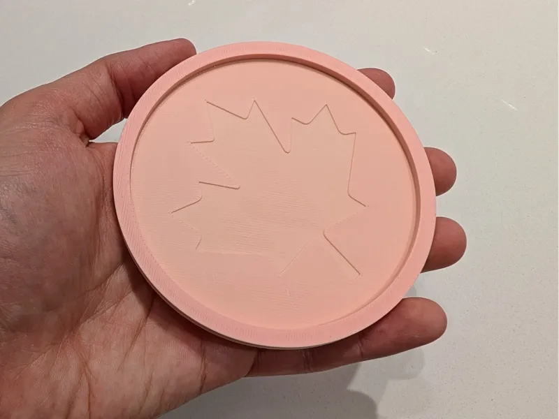Maple Syrup Can Coaster