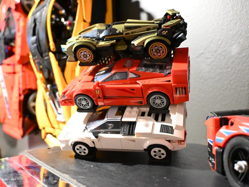 LEGOs Speed Champions Car Holder - 3 Spots - Desk