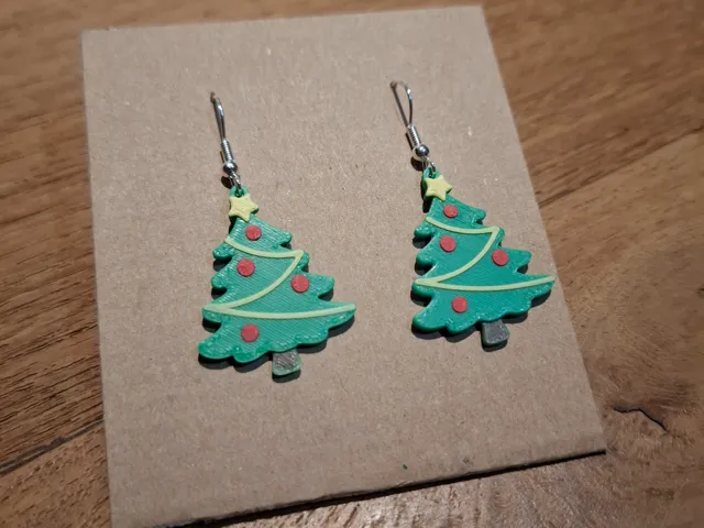 Christmas Tree Earrings