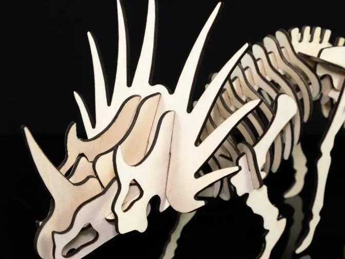 Triceratopo scheletro da stampare ZERO SUPPORTI