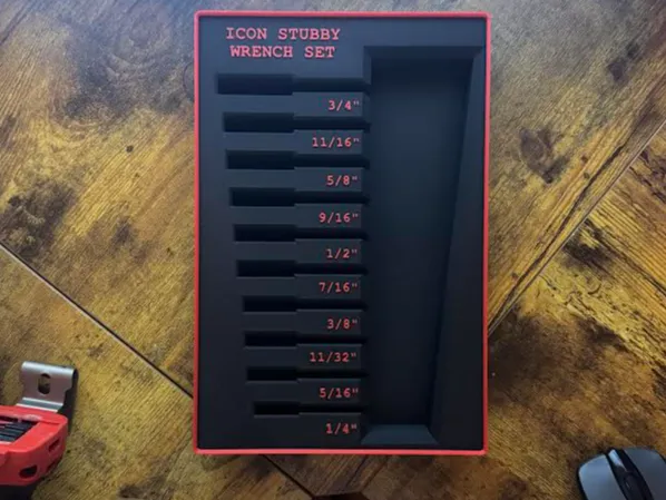 ICON SAE Stubby Wrench Set - Gridfinity