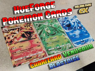 HueForge Pokemon EX Cards