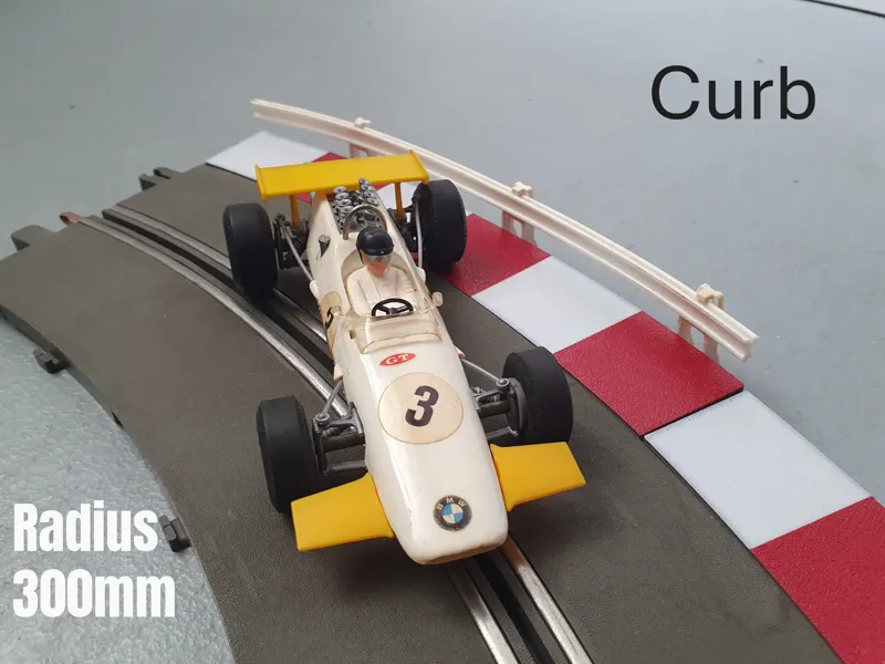Curb for Stabo racetrack Radius: 300mm