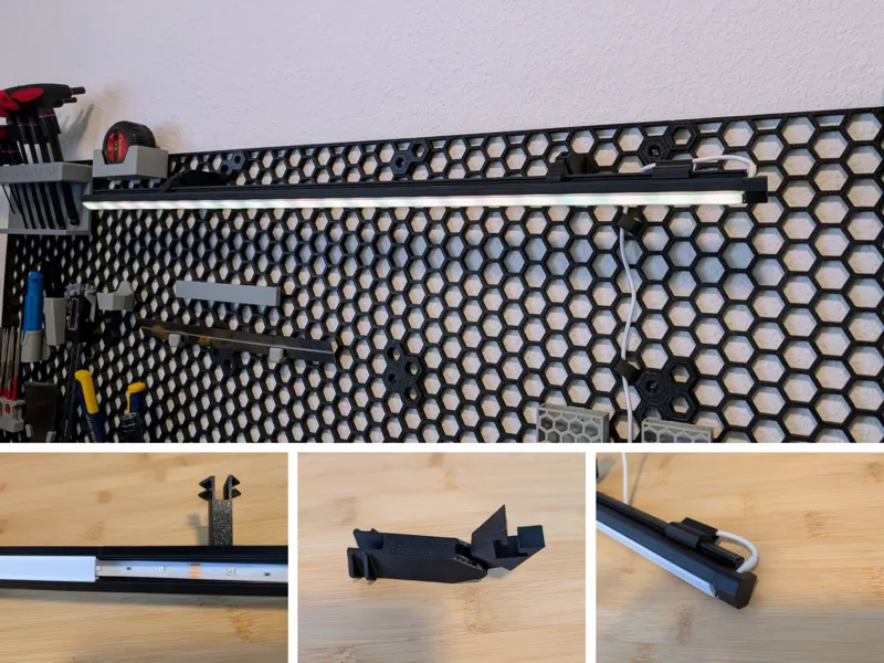 HSW LED Strip Holder With Diffuser