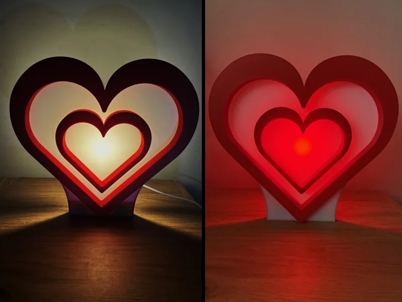 Valentines Love heart lamp use with MH001 orKC007