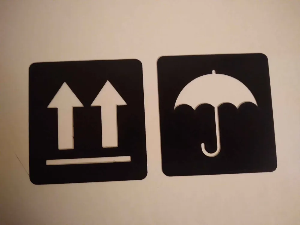 Ip Transit Symbol transit packaging symbols - Free 3D Print Model - MakerWorld