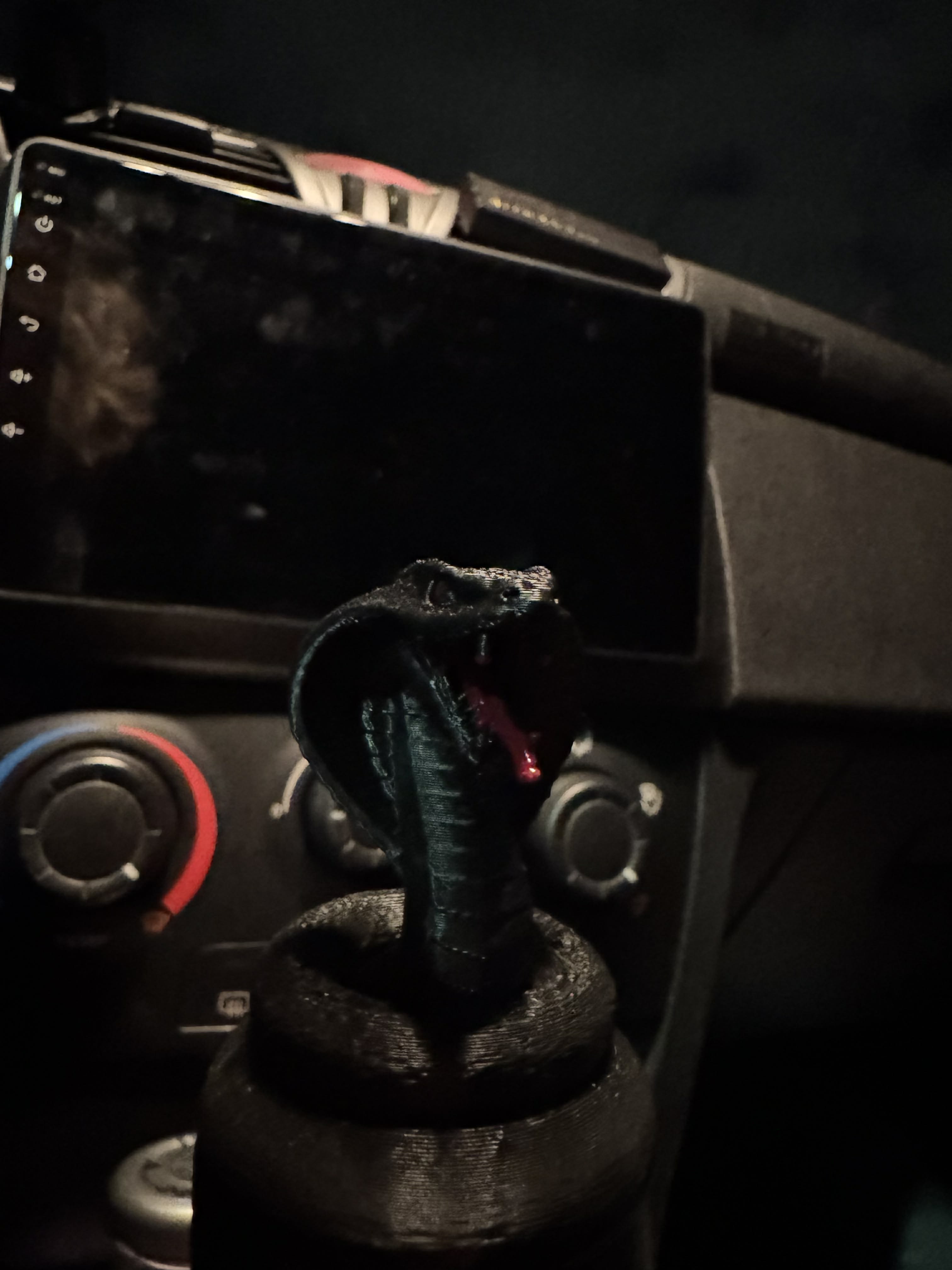 Fiat Stilo Shift Knob Cobra/Snake/Viper - Free 3D Print Model - MakerWorld
