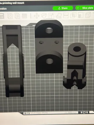 ams lite pivoting wall mount