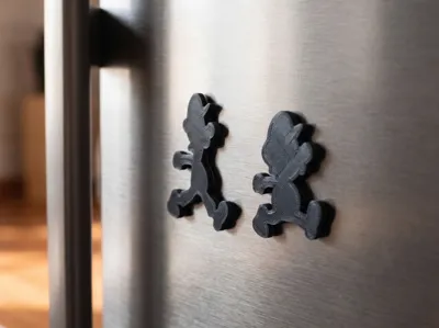Mario & Luigi Magnet – 3D Fraternal Silhouette