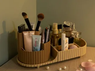 360°Rotating Makeup Organizer-No AMS,No Support