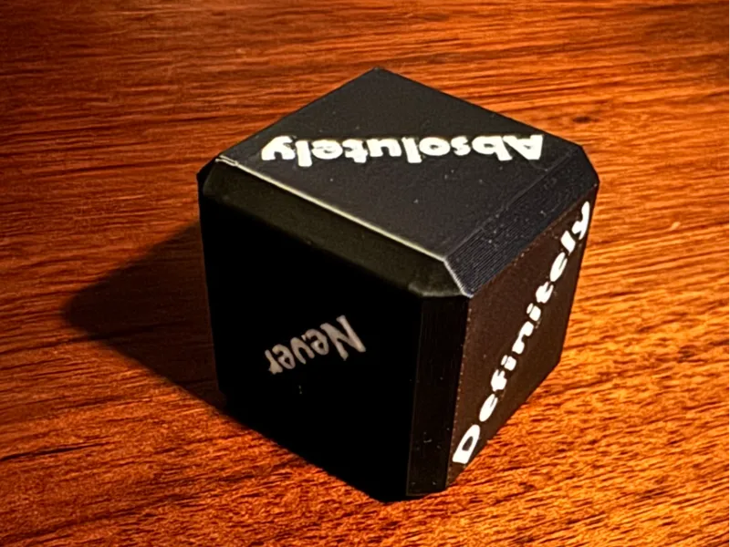Decision Dice - Yes or No