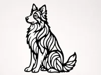 Tableau mural Border Collie — photo 1