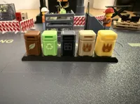 Trash bins