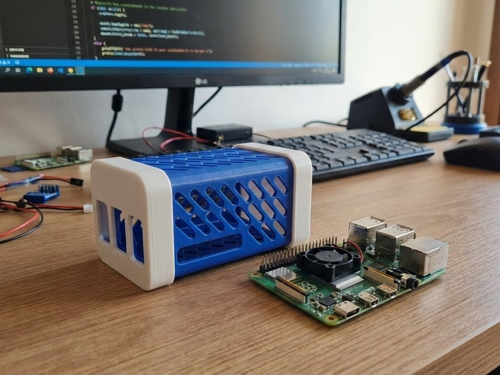 Raspberry Pi 4/5 Case: Modular & Vented