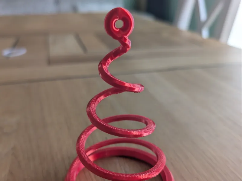 Experimental Spiral Tree Ornament