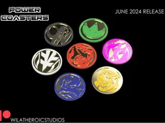 Power Coin Coasters 