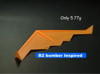 B2 flying wing glider