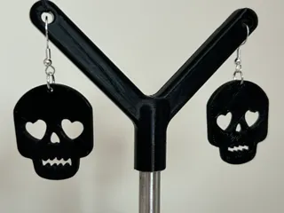 Skull earrings