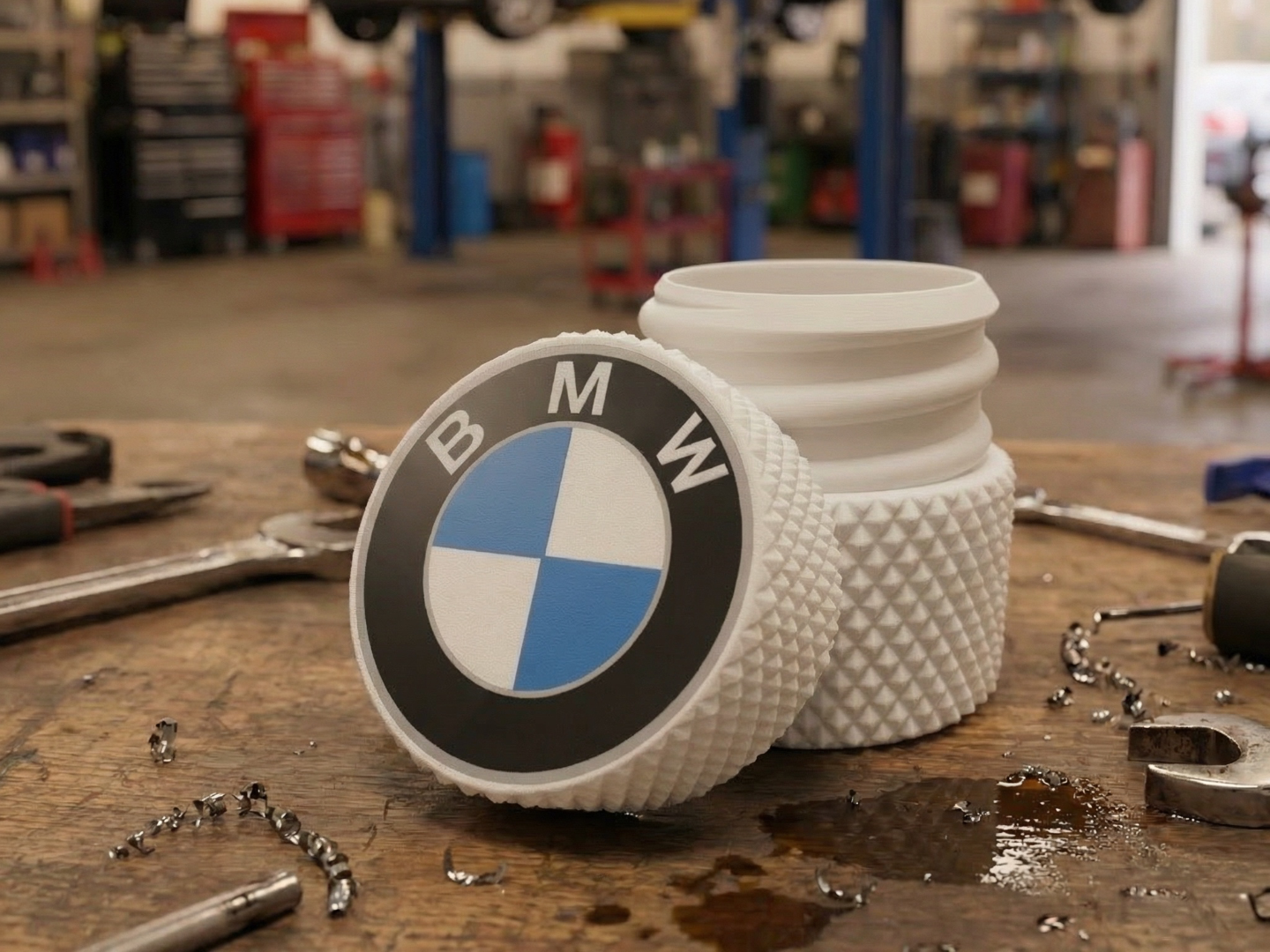 Miniatura 2 do modelo 3D BMW Threaded Container