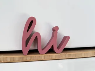 Hi Schriftzug
