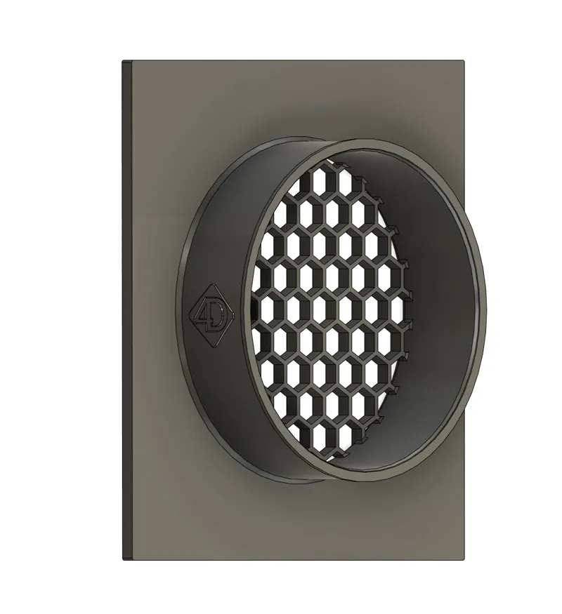 4" Hex Guard Window Exhaust Adapter grow tents, greenhouses, crypto mining, HVAC, and Glow Forge