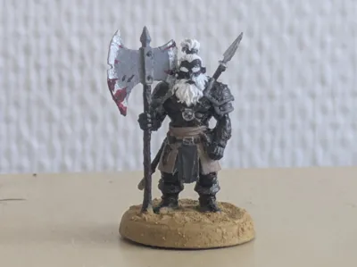 Barbarian Dward DND