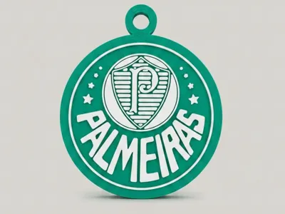 Palmeiras Keychain