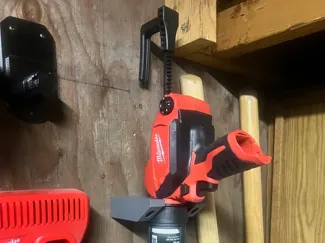 milwaukee m12 caulk gun adhesive gun wall mount