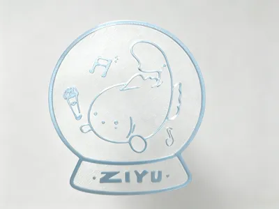 ZIYU Crystal Ball Imitation Organza Bookmark
