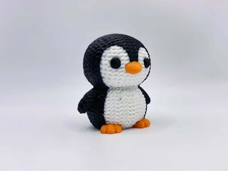 Knitted Baby Penguin