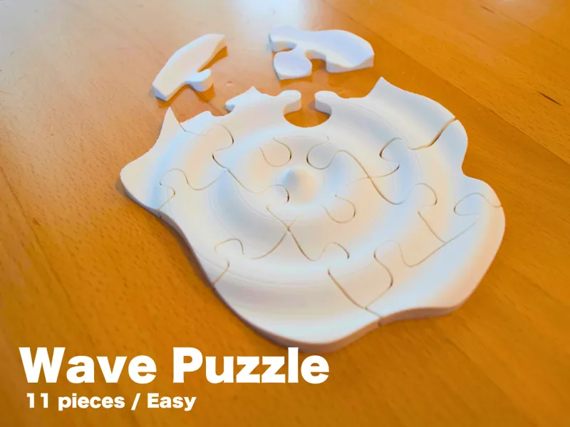 Wave Puzzle/3D Puzzle/11 pieces