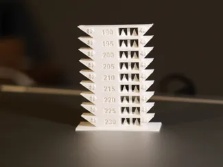 Temperature Tower for PLA