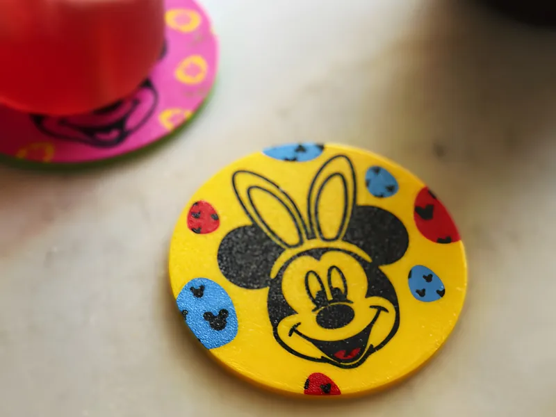 Easter Mickey Mouse Coaster 