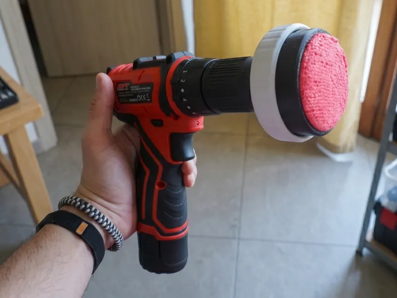 Drill Microfiber Polishing Pad Attachment