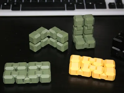 Infinity fight cube (print in place)