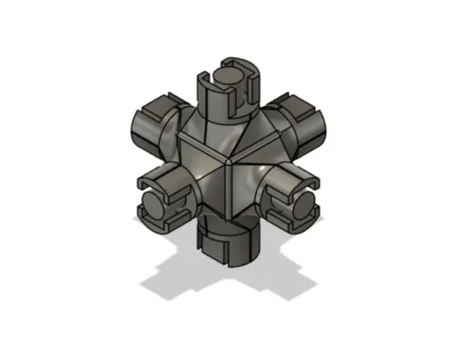Organic modular structural connector