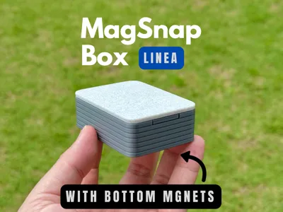 MagSnap Box Linea - 50x75mm with Bottom Magnets