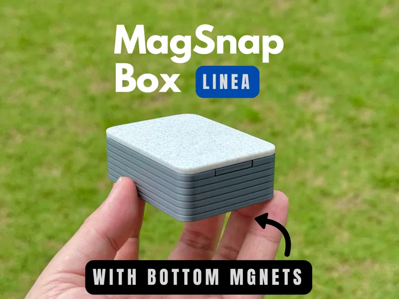 MagSnap Box Linea - 50x75mm with Bottom Magnets