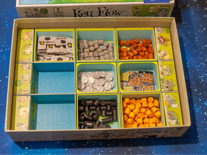 Key Flow - Boardgame Insert Richard Breese