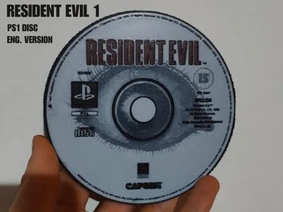 RESIDENT EVIL 1 PS1 DISC