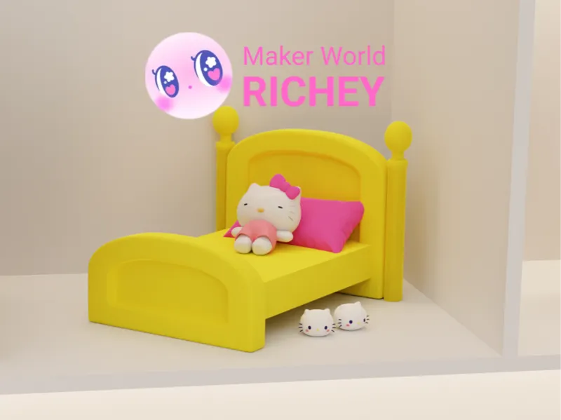 Dollhouse princess bed