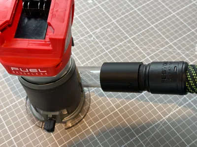 Milwaukee Festool Dust Extraction Adapter for M18 Router