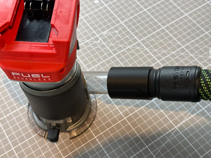 Milwaukee Festool Absaugadapter für Oberfräse M18