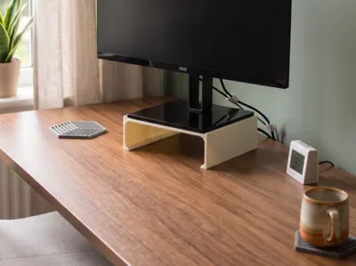 Ditch the Stack of Books: Elegant Monitor Stand