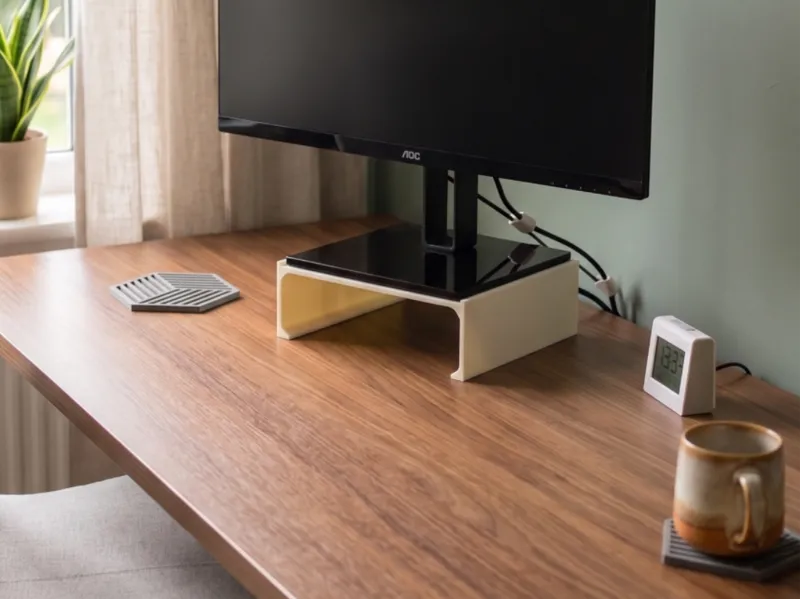 Ditch the Stack of Books: Elegant Monitor Stand