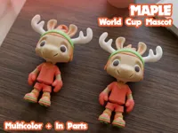 Maple articulé, mascotte Coupe du Monde 2026 — photo 2